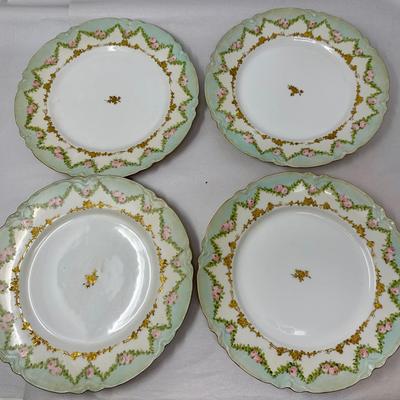 Haviland Floral + Gold Plates