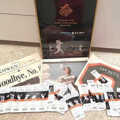 Cal Ripken’s Last Game From Tickets To Framed