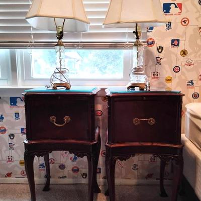 Matching Side Tables & Lamps 