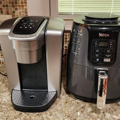 Ninja Airfryer And Keurig Coffee Machine