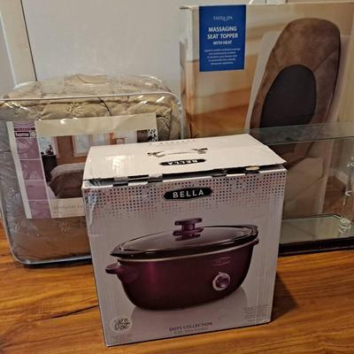 Household Variety:  Bella Slow Cooker; King-Size Comforter; and More