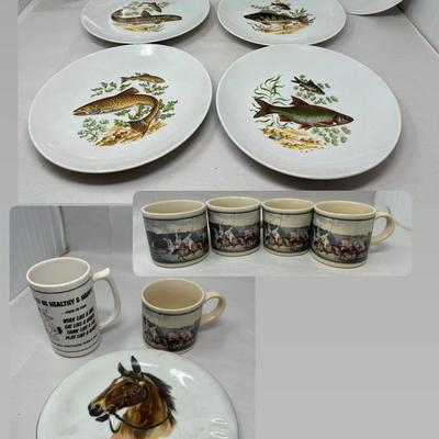 Animal-Themed Plates & Drinkware
