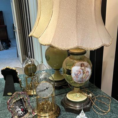 Clock Lamp And Decor