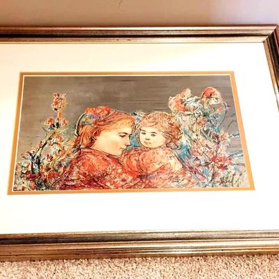 Edna Hibel "Ulla & Child" Print 