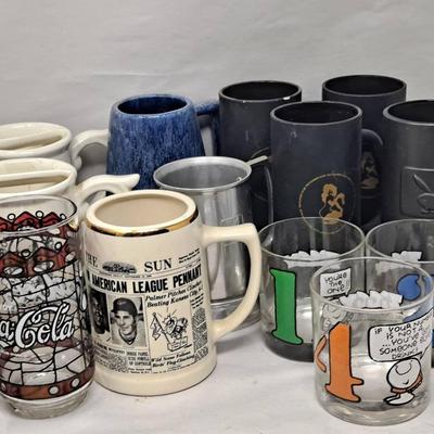 Collectible And Fun:  Mugs And Glassware