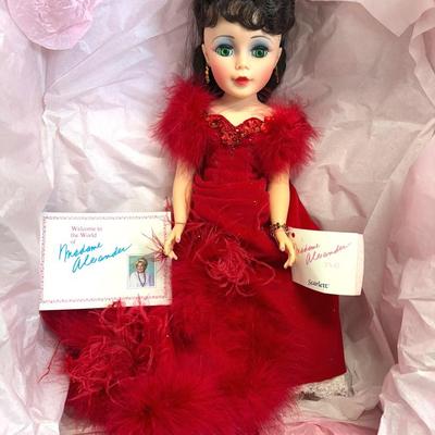 Scarlett #2253 By Madame Alexander GWTW Red Dress