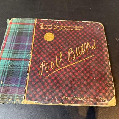 Vintage Book- Robert Burns’ poetry, published by Marcus Ward & Co., Ltd. This