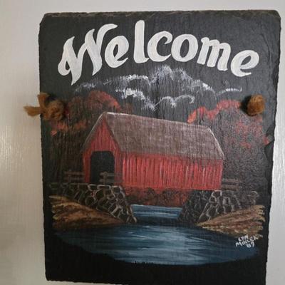 Painting on slate