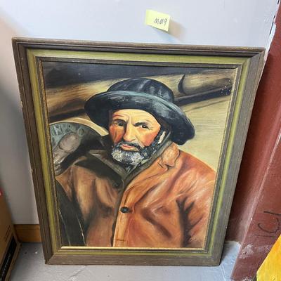 Vintage Sailor Portrait On Canvas