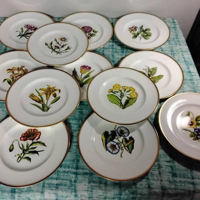 Lot Of Royal Worcester Floral Plates