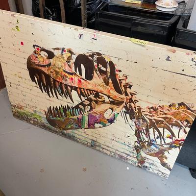 “Dino” By Jodi Large Canvas Print