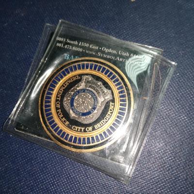 Bridgeport CT Police Commemorative Medallion