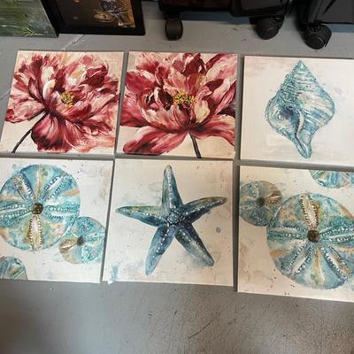 Lot Of 6 Canvas Prints