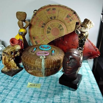Lot Of Folk Art From Various Places