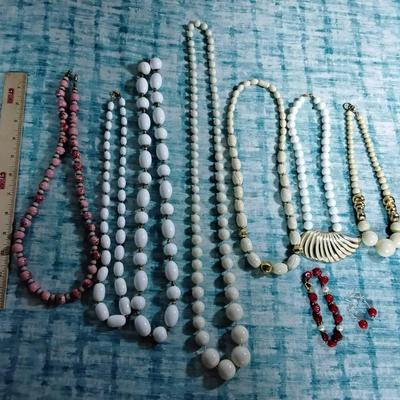 Lot Of Beaded Necklaces And Bracelet 