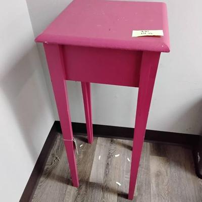 Pink End Table