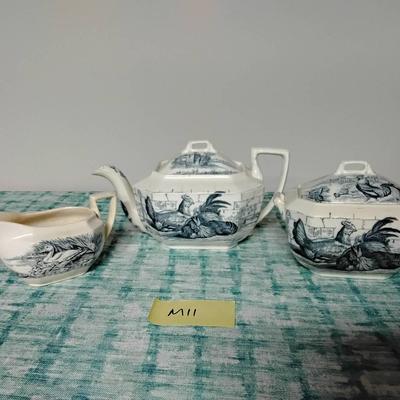 Antique Wedgwood "Rustic" Tea Set