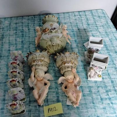 Lot Of Ornate Decor With Cherubs