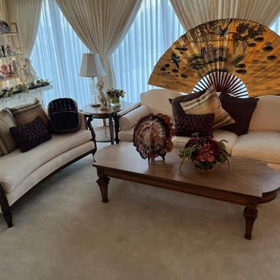 White Velvet Seating