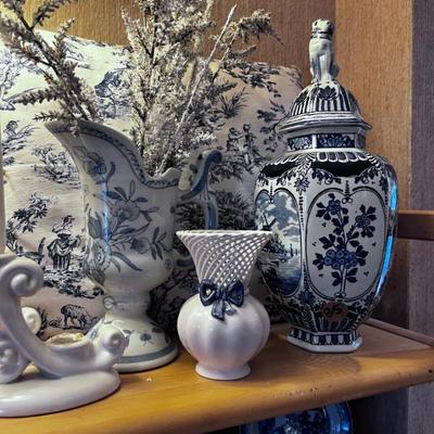 Blue and White