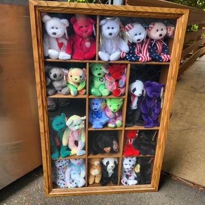Beanies in Woid Display Case #2