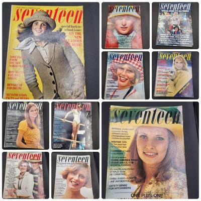 1970's Seventeen Magazines 
