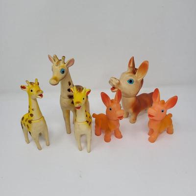 Vtg Plastic Toys