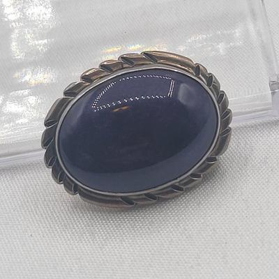 Sterling Silver & Amethyst Bolo Clip