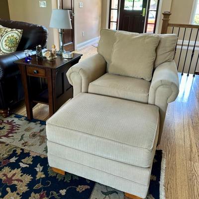 Temple Chair and ottoman 