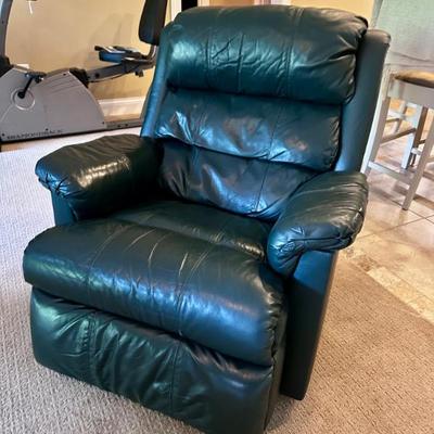 Leather recliner 