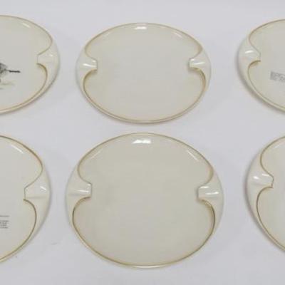 Sale Photo Thumbnail #25: 1025	LENOX CHINA CATCH ALLS, 6 CATCH ALLS ASH TRAYS WITH ASSORTED IMAGES, EACH APPROXIMATELY  8 IN
