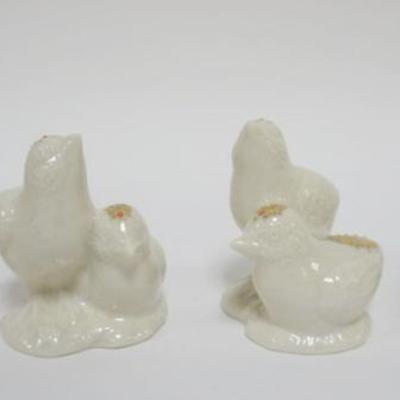 Sale Photo Thumbnail #4: 1004	LENOX CHINA JEWELS COLLECTION CA 1990S, GROUP OF 4 FIGURES INCLUDING CARDINAL, BLUE JAYU AND BABY CHICKS, TALLEST APPROXIMATELY 6 IN H
