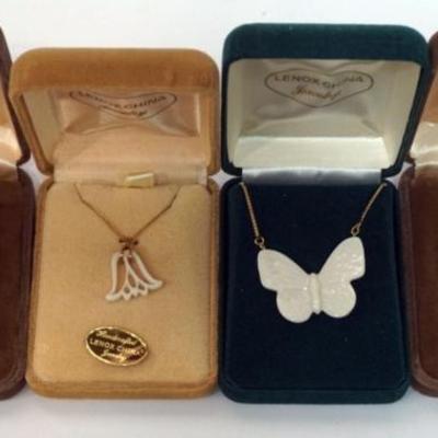 Sale Photo Thumbnail #128: 1128	LENOX CHINA JEWELRY INCLUDING 4 NECKLACES,  14K GOLD FILLED
