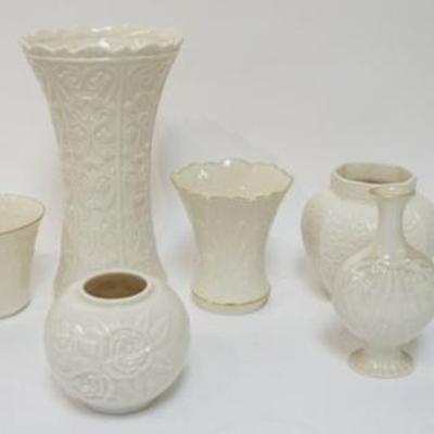 Sale Photo Thumbnail #66: 1066	LENOX CHINA GROUP OF ASSORTED VASES, TALLEST APPROXIMATELY 12 IN H
