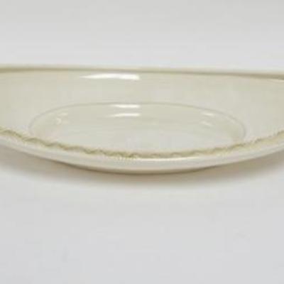 Sale Photo Thumbnail #40: 1040	LENOX CHINA GOLD TRIMMED CONSOLE SET, CONSOLE BOWL APPROXIMATELY 13 1/2 IN X 7 IN
