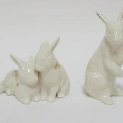 Sale Photo Thumbnail #2: 1002	LENOX CHINA JEWELS COLLECTION CA 1990S, GROUP OF 5 RABBITS, TALLEST APPROXIMATELY 5 1/4 IN H
