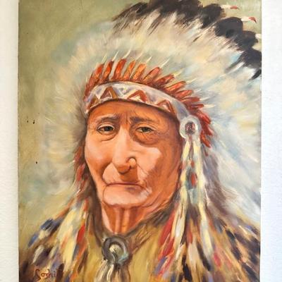 Original painting – American Indian