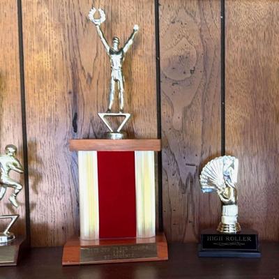 Vintage Sports & Novelty Trophy Assortment (4)