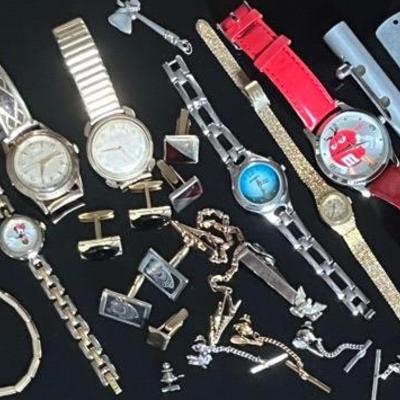 Vintage Watches, Advertising, Sterling BSA Clip, Tie Clips and Tacks