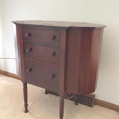 Federal Style “Martha Washington” Mahogany Sewing Cabinet