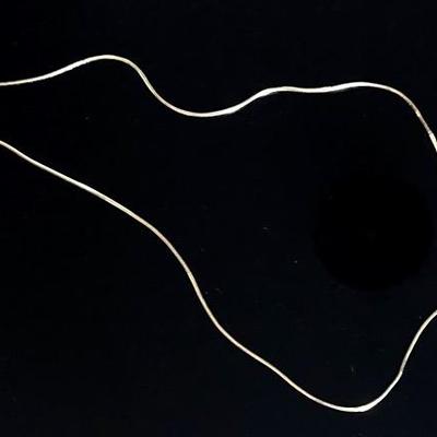 14K 585 Yellow Gold Serpentine Chain, Italian 