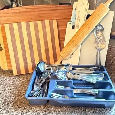 Stainless Steel Flatware, Cutting Boards & More