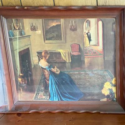 Vintage Print of the “Song of Love” By M. Ditlef