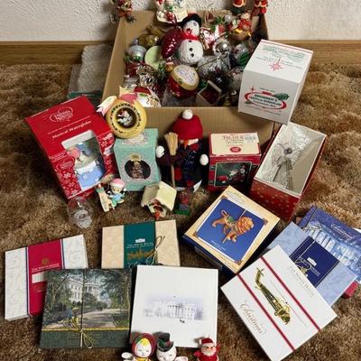 Vintage & Newer Christmas Ornaments Collection
