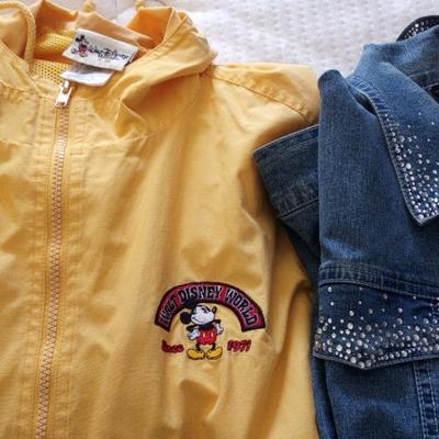 Walt Disney World Raincoat and Lady Noiz Denim Jacket