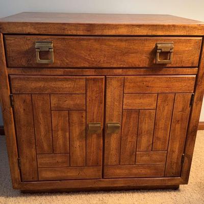 Drexel Woodbriar MCM Oak Nightstand