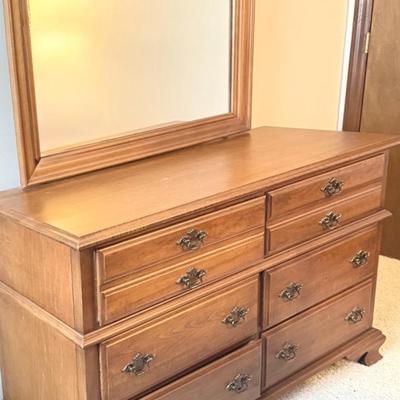 Vintage Young-Hinkle (Maple House) Dresser with Mirror