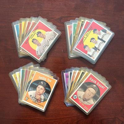 26 1959 Topps Baseball Cards