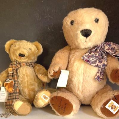 Two Collectible Teddy Bears by House of Nisbet