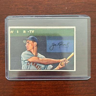 1952 Bowman Baseball Card. Joe Adcock #69